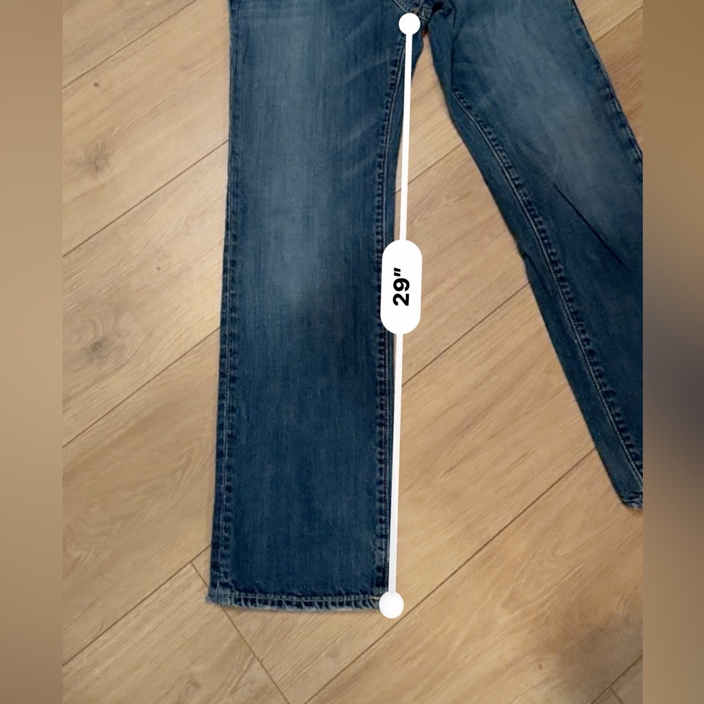 Abercrombie Kids Jeans 16 Slim Straight Leg Medium Wash Women’s 0 2 Y2K - Picture 7 of 8